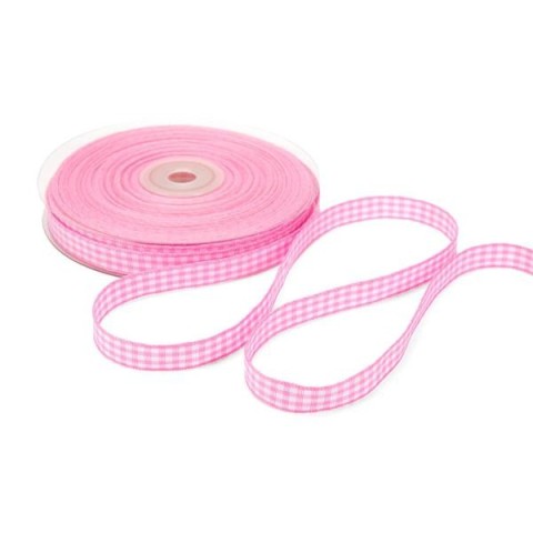 NASTRO QUADRETTO BABY 10MMX25MT ROSA